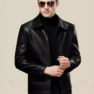 남성 가죽 자켓 레더 점퍼 캐주얼 간절기 아우터 데일리 가죽점퍼