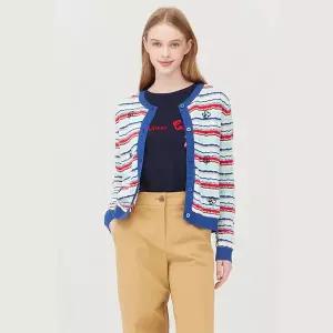 [베네통](대구신세계)스트라이프 클로버 가디건 (BAKC12541)