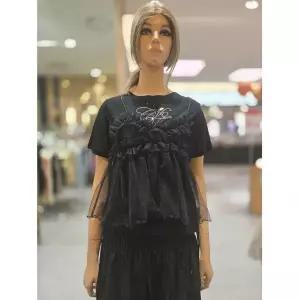 [에고이스트] 쉬폰 레이어드 티셔츠 ER2BX-007 691080