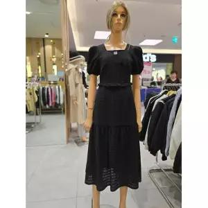 [에고이스트] 스퀘어넥 프릴 볼륨 원피스 ER2OOP-53 690946