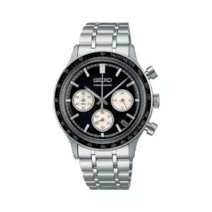 [정품] 세이코 Seiko SSB479 38.7mm Stainless Steel 블랙 스테인리스 스틸 903798