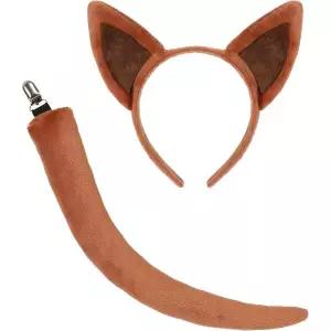 남성 코스튬 액세서리 세트 코스프레 소품 변장 소울 영 울프 표범 사자 고양이 귀와 꼬리 할로윈 의상 파