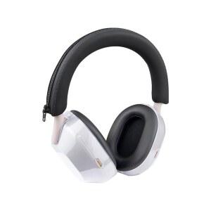 [미국배송] 소니 WH-1000XM5 헤드폰용 소울윗 보호 키트 실리콘 헤드밴드 커버 + TPU 케이스 프로텍터 WH1000XM5용 땀 방지 세탁 가능 긁힘 액세서리 - 블랙