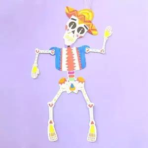 [콩심팥심]할로윈 종이관절인형(대) (10 묶음) 종이모형 핼러윈