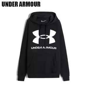 [언더아머][언더아머] 남성용 라이벌 플리스 빅 로고 후드 티셔츠 1357093_001