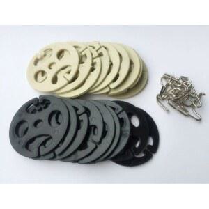 차량용 시트 고정 10개 커버 고리 버클 베 자동차 매트 방석 클립 이탈 클램프 방지 플라스틱 틈새