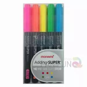 형광펜 5칼라 형광팬 사무용볼펜 파스텔형광펜 모나미형광펜 고체형광펜세트