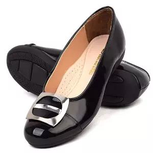 여성 인기 플랫슈즈 에나멜 블랙 발편한 구두 플랫슈즈 여성단화 여성로퍼