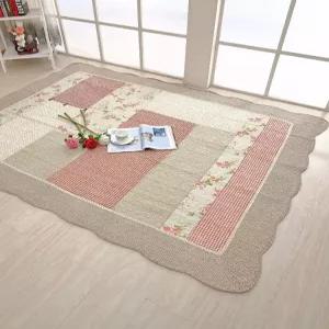 먼지안나는 퀼팅면카페트 면누빔카페트 봄가을 순면누빔패드