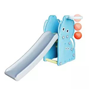 국산 유아 미끄럼틀 농구대세트 실내놀이터 넓은계단 캐릭터 5종 어린이집