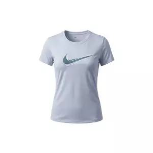 [하프클럽/] NSW 원 스우시 드라이핏 기능성 여성 러닝 반팔티 블루 HJ2205-423