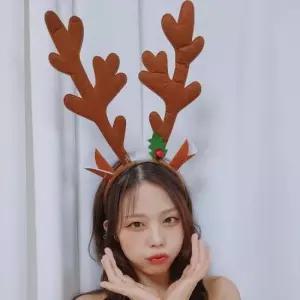 크리스마스홈파티 크리스마스 대왕 루돌프 머리띠