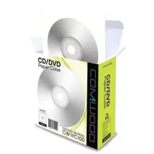CD케이스 투명창 케이스 종이 화이트 100P