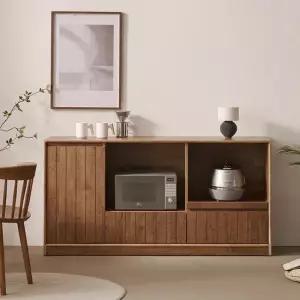 헤이즐 원목 광폭 와이드 전자레인지 주방 수납장 렌지대 1600 GM557