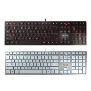 체리 키보드 펜타그래프 사무용 슬림 무소음 풀배열 블.랙/실버