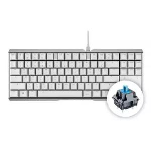 체리 유선 키보드 컴팩트 텐키리스 TKL 사무실 청축 화이트