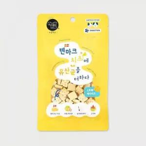 뉴알엑스 강아지 노즈워크 간식 유산균 덴마크치즈 치즈트릿19종 체다치즈 80g, 1개