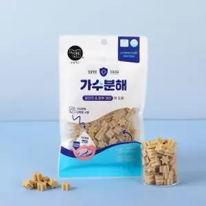 뉴알엑스 반려견 훈련용 간식 저 트릿 가수 연어 100g, 1개