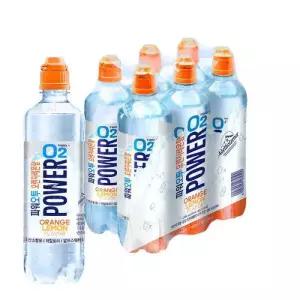 파워오투 스포츠 음료 오렌지레몬 페트 500ml 6입 GST