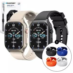 [블라우풍트] 스마트워치+블루투스 이어폰 세트_이어폰 색상랜덤