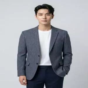 [BY파크랜드][보스트로]멜란지 폴리스판 셋업 자켓-M5BB2210961B