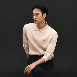 헤지스 남성 피케 폴로 긴팔티셔츠 HZTS5D431I1 207028