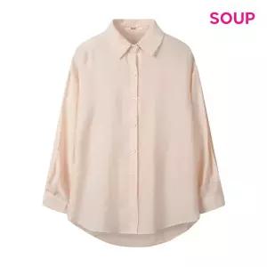 [롯데백화점]SOUP 무지 루즈핏 세미 언발 셔츠 S63LS20