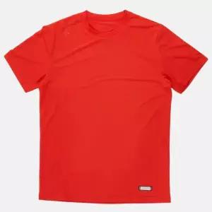 [하프클럽/데상트]데상트 듀얼리스 기능성 쿨링 와펜 반팔티 오렌지 SP221DTS4