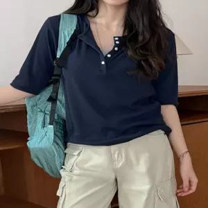 스티노 헨리넥 골지 티셔츠 86979 빅사이즈 여성의류