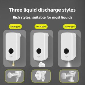 500ML 샤워 및 로션 디스펜서 방수 샴푸 젤 용기 벽걸이형 비누 투명 창 포함