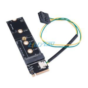 M.2 A + E 키 M SSD 포트 PC 와이파이 어댑터 6E AX210