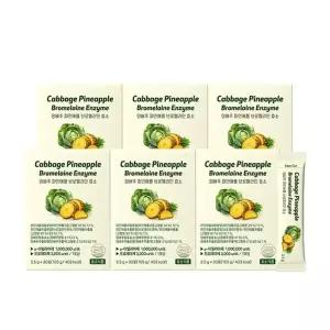 [이롭핏] 양배추 파인애플 브로멜라인 효소 30포 X 6박스