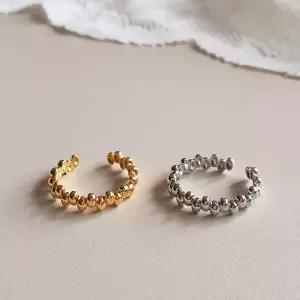 [신세계라이브쇼핑][옷자락] 여자 비즈 오픈링 프리사이즈 레이어드 반지