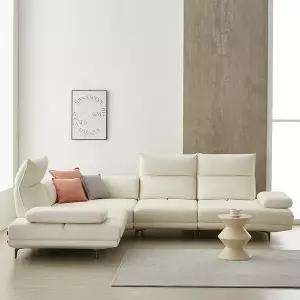 엘리니 4인 코너형 코모도 원단 스윙 소파