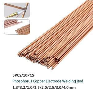 1/1.5/2/2.5/3/4mm 황동 용접봉 인 구리 전극 와이어 납땜 막대 청동 필요 없음 솔더 파우더 50cm
