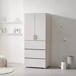 [인터데코](착불) 옷걸이와 서랍을 한번에, 공간정리 행거 옷장 P0000BTY