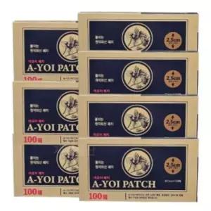 동전 아요이 자석패치 어깨 허리 자극완화 패치 100매 7개