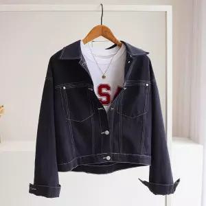 [잇수다] 베일런 스티치 립포켓 루즈핏 코튼 자켓