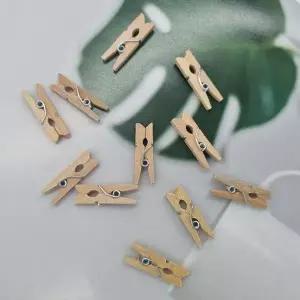 [하프클럽/셀러허브]인테리어용 미니 집게 나무 집게