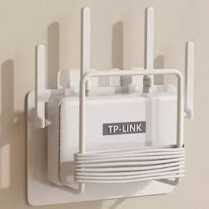 벽걸이 거치대 와이파이 무타공 벽면 공유기 거치대 모뎀 네트워크 공간활용 가드레일 셋탑박스 정리함