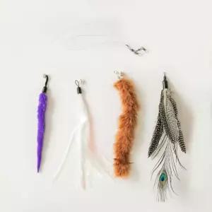 바잇미 반려묘 롱 낚싯대 장난감 플레이 캣 토이 리필팩 모음 선택