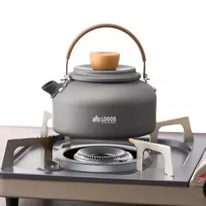 로고스 캠핑 주전자 백패킹 경량 커피 미니 케틀 0.8L