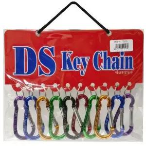 삼각 등산 가방 연결 고리 카라비너 열쇠고리 대 10개 등산복