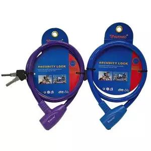 자전거 자물쇠 유모차 잠금장치 칼라 와이어락 소형 자전거락