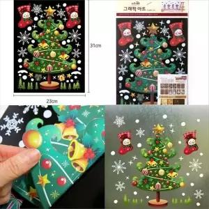 [하프클럽/셀러허브]장식 창문 스티커 트리 행복트리 데코