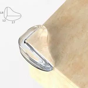 투명 모서리 보호 어린이 실리콘 아기 모서리 보호 캡 안전 가드 베이비 미끄럼 가정 흡수 아동 커버 유아