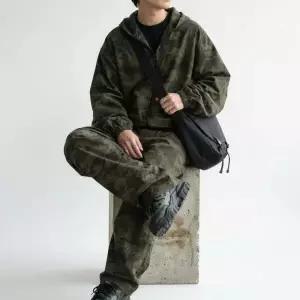 /신상오픈런 여성용 카모 패턴 전술 후드 아웃도어 자켓