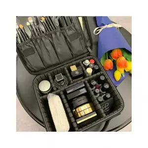 유유존 파티션화장품파우치 브러쉬 화장품가방 하드케이스 파티션 칸막이이동 다용도파우치 여행 멀티