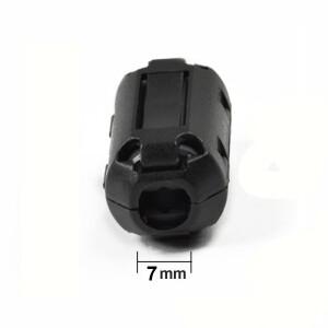 마그네틱 페라이트 코어 코드 RFI EMI 소음 억제 케이블 클립 2 개 팩 (내경 7mm)