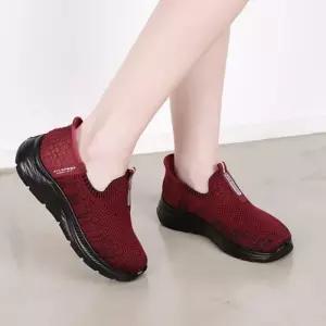 [옷자락]여성용 일상용 가벼운 슬립온 캐주얼 운동화